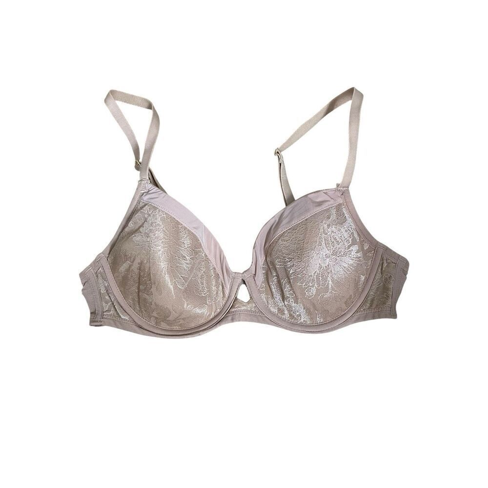Soma Lightest Lift Perfect Coverage Bra 34C Nude Lace Underwire